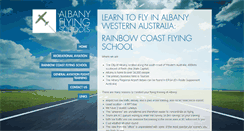 Desktop Screenshot of albanyflyingschools.com.au